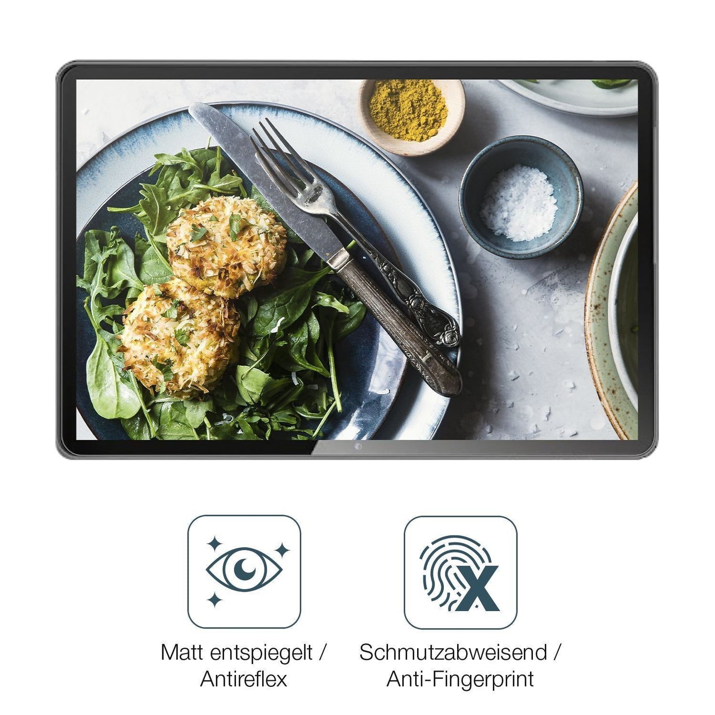 2x 9H Schutzfolie matt für Rebecco K70 Tablet Panz (5)