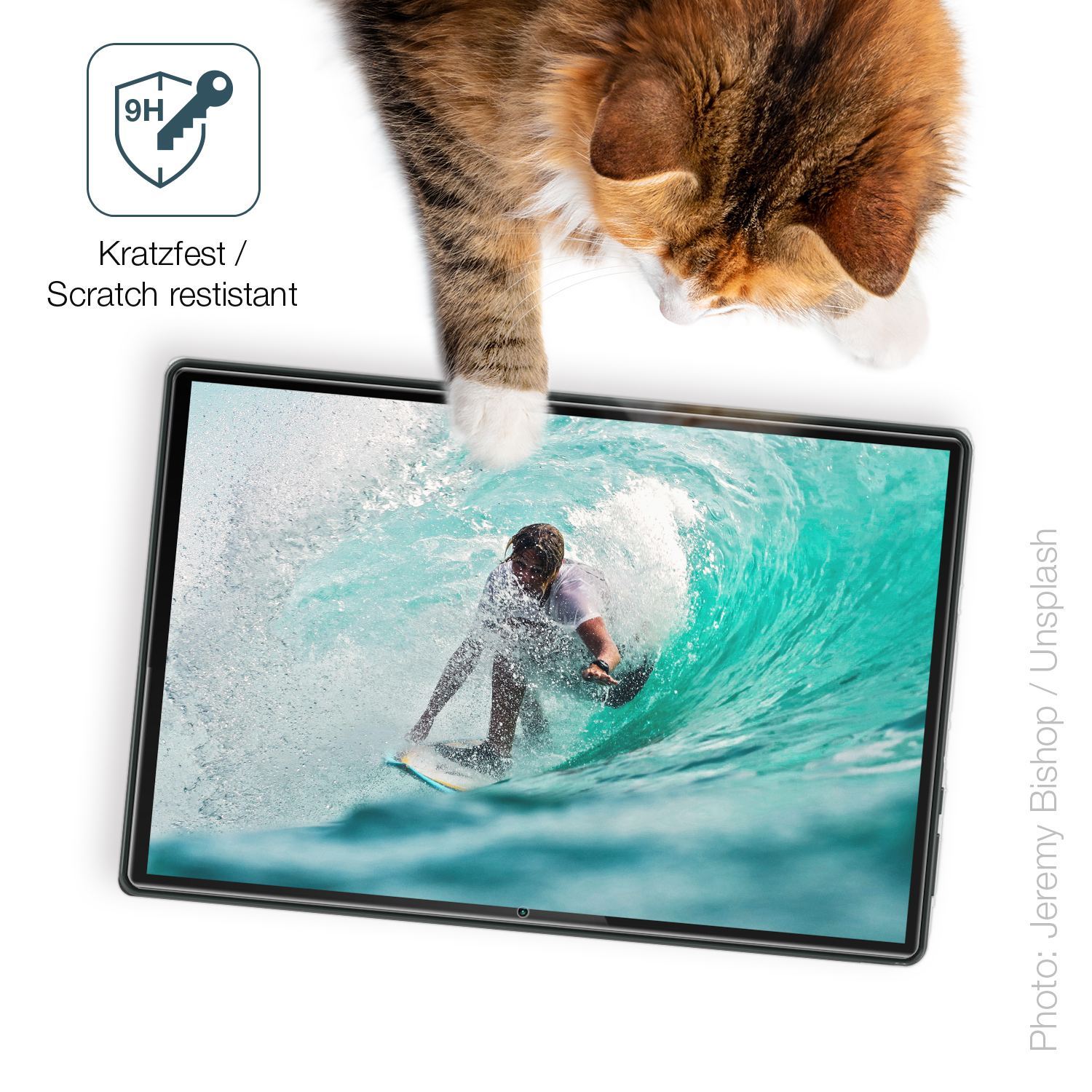 2x 9H Schutzfolie matt für Doogee U10 Tablet Panze (3)