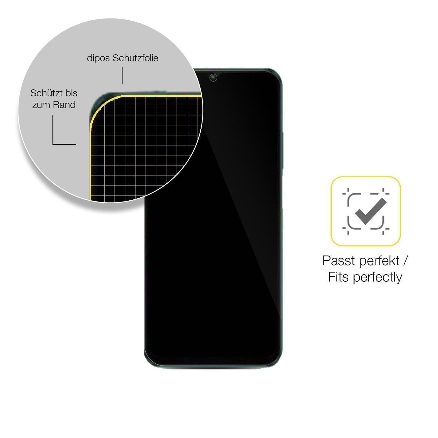 2x 3D Full Cover Schutzfolie für WALTON Primo R10 (6)