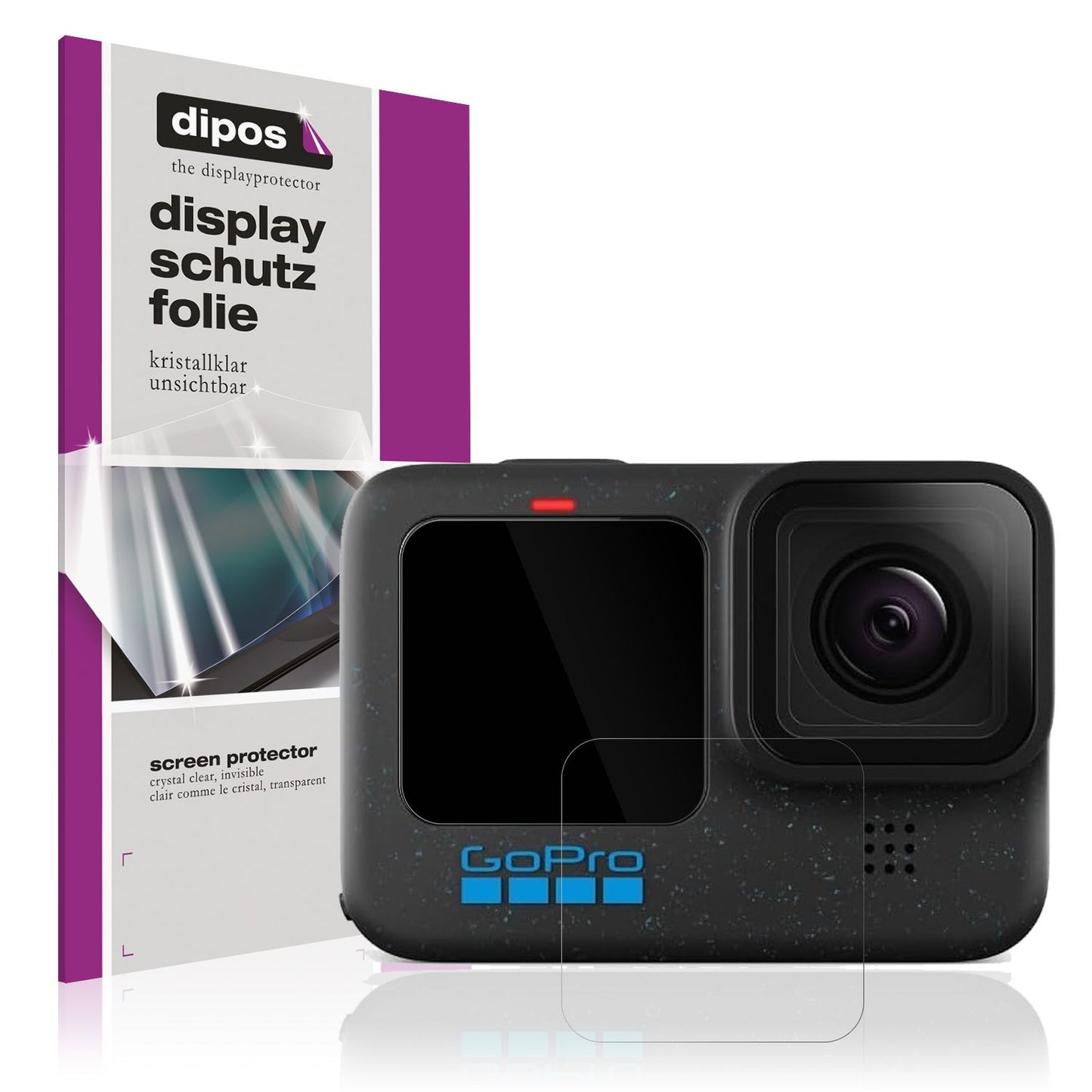 4x Schutzfolie klar für GoPro Hero 12 Black Displa (1)