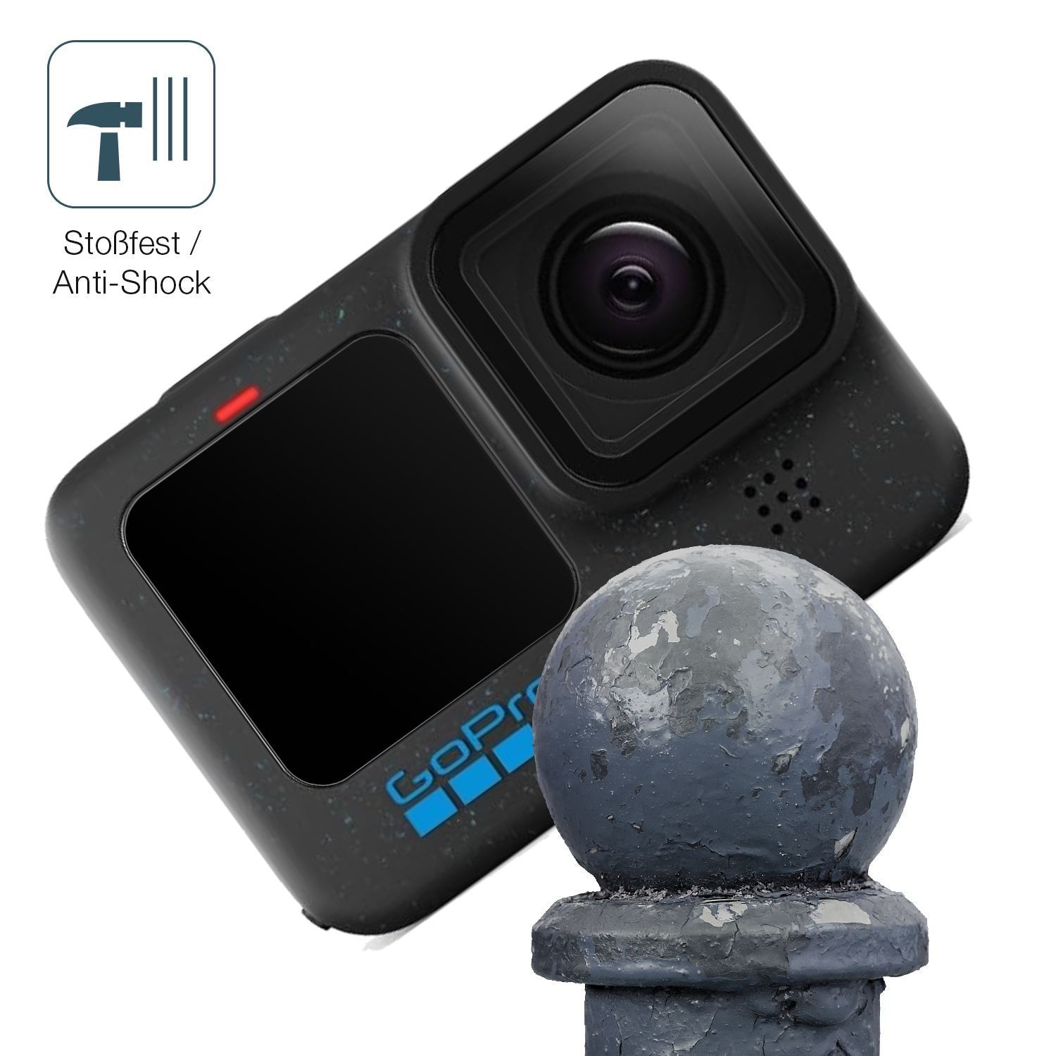 2x 9H Schutzfolie matt für GoPro Hero 12 Black Pan (4)