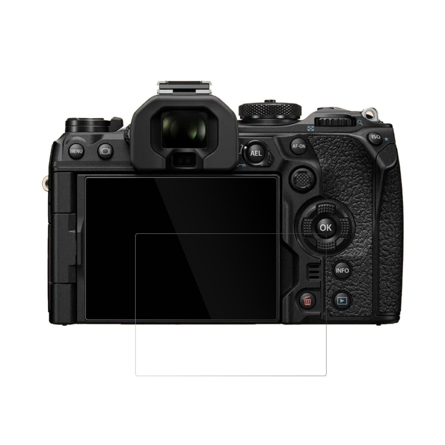 4x Schutzfolie klar für Olympus OM System OM-1 Mar (2)