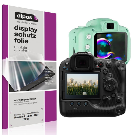 4x Schutzfolie klar für Panasonic Lumix DC-TZ99 Di (1)