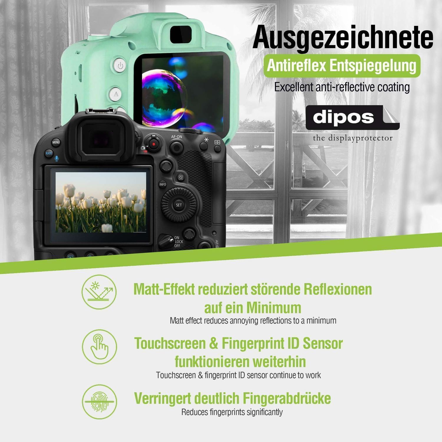 4x Schutzfolie matt für Profoto B1X Display-Schutz (2)