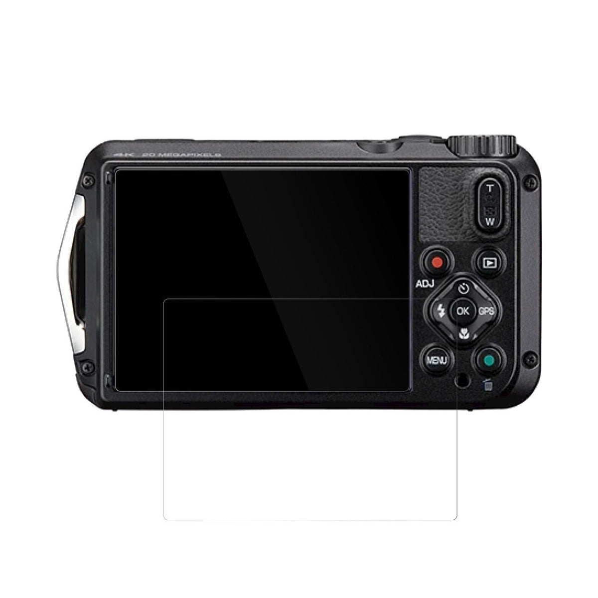 4x Schutzfolie klar für Ricoh Pentax WG-8 Display- (2)