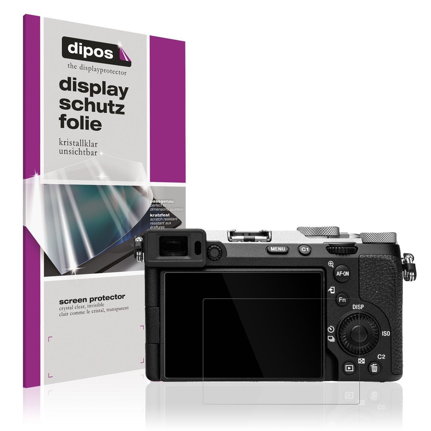 4x Schutzfolie klar für Sony Alpha 7C II (ILCE-7CM (1)