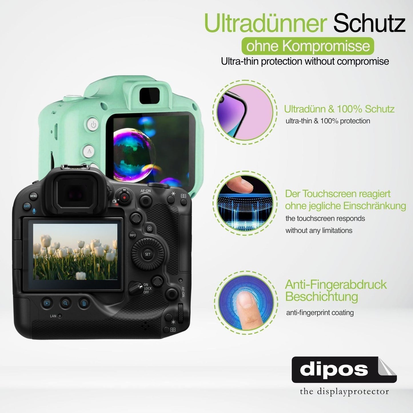 4x Schutzfolie matt für Tooo Cycling DVR80 Display (3)
