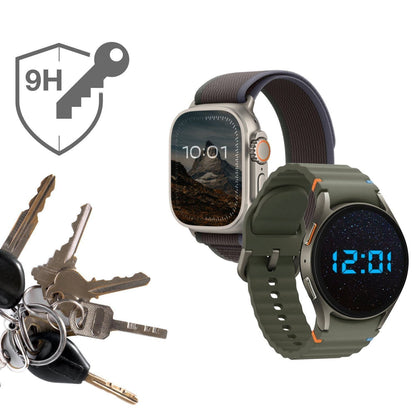 2x 9H Schutzfolie matt für Findtime Smartwatch 1.8 (3)
