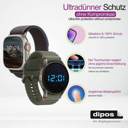 6x Schutzfolie klar für Moweallarge Kids Smartwatc (3)
