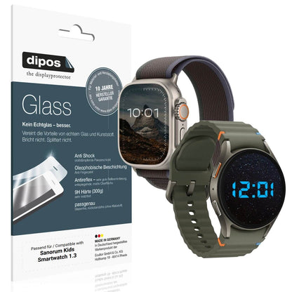 2x 9H Schutzfolie matt für Sanorum Kids Smartwatch (1)