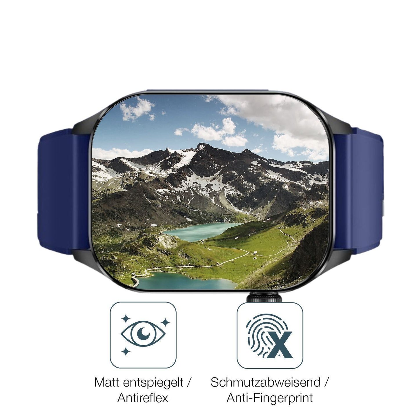 6x Schutzfolie matt für SOUYIE T98 2.04 Display-Sc (4)