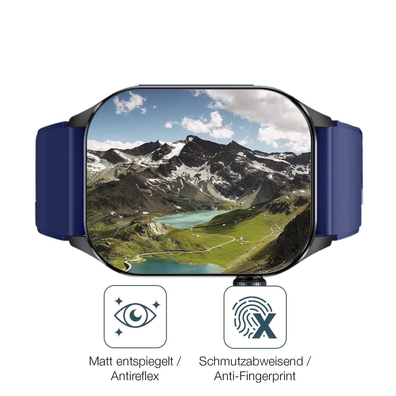 6x Schutzfolie matt für SOUYIE T98 2.04 Display-Sc (4)
