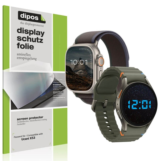 6x Schutzfolie matt für Ucani X53 Display-Schutzfo (1)