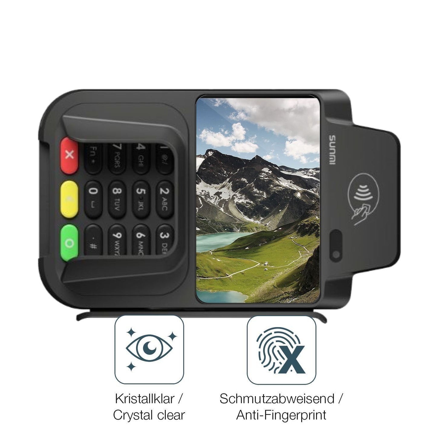 2x 9H Schutzfolie für sunmi P2 Smartpad Panzerfoli (5)