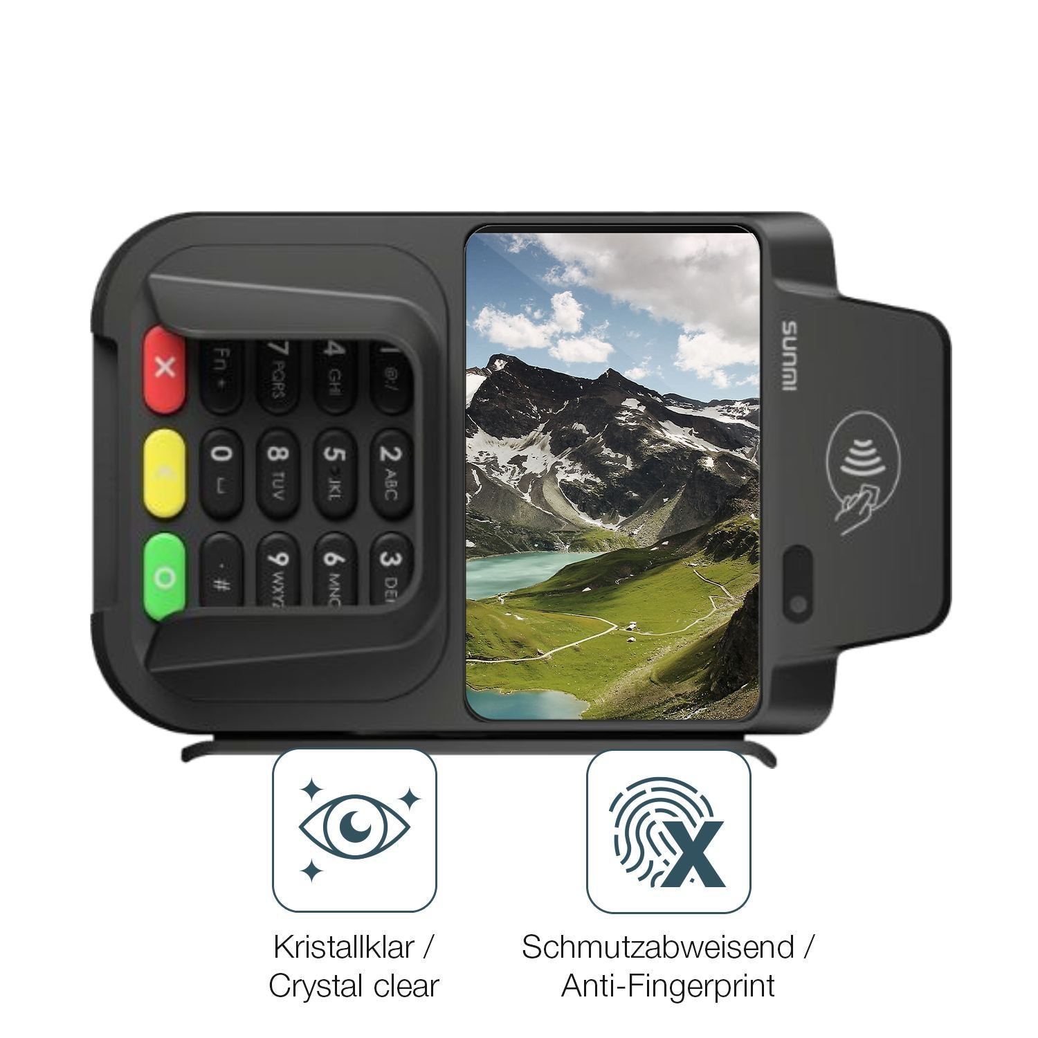 2x 9H Schutzfolie für sunmi P2 Smartpad Panzerfoli (5)