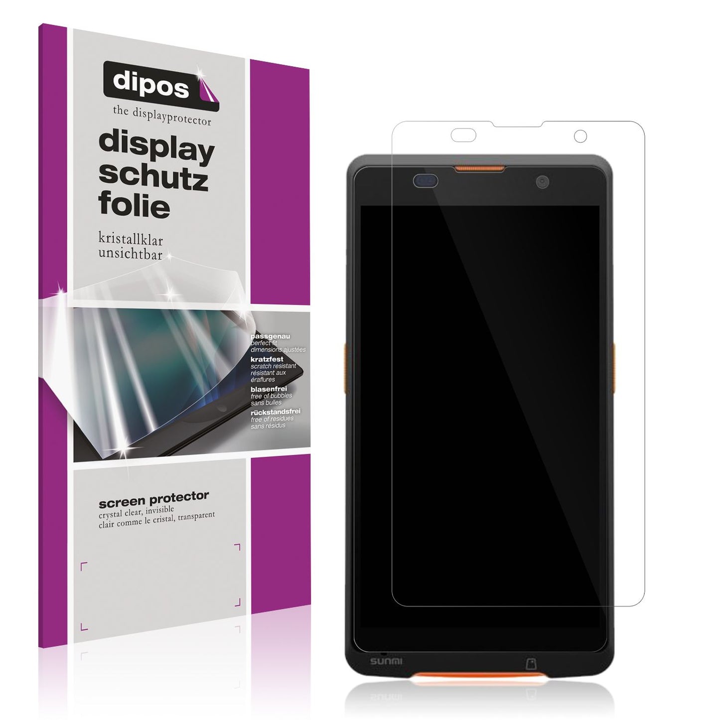 4x Schutzfolie klar für sunmi P2 Lite SE Display-S (1)
