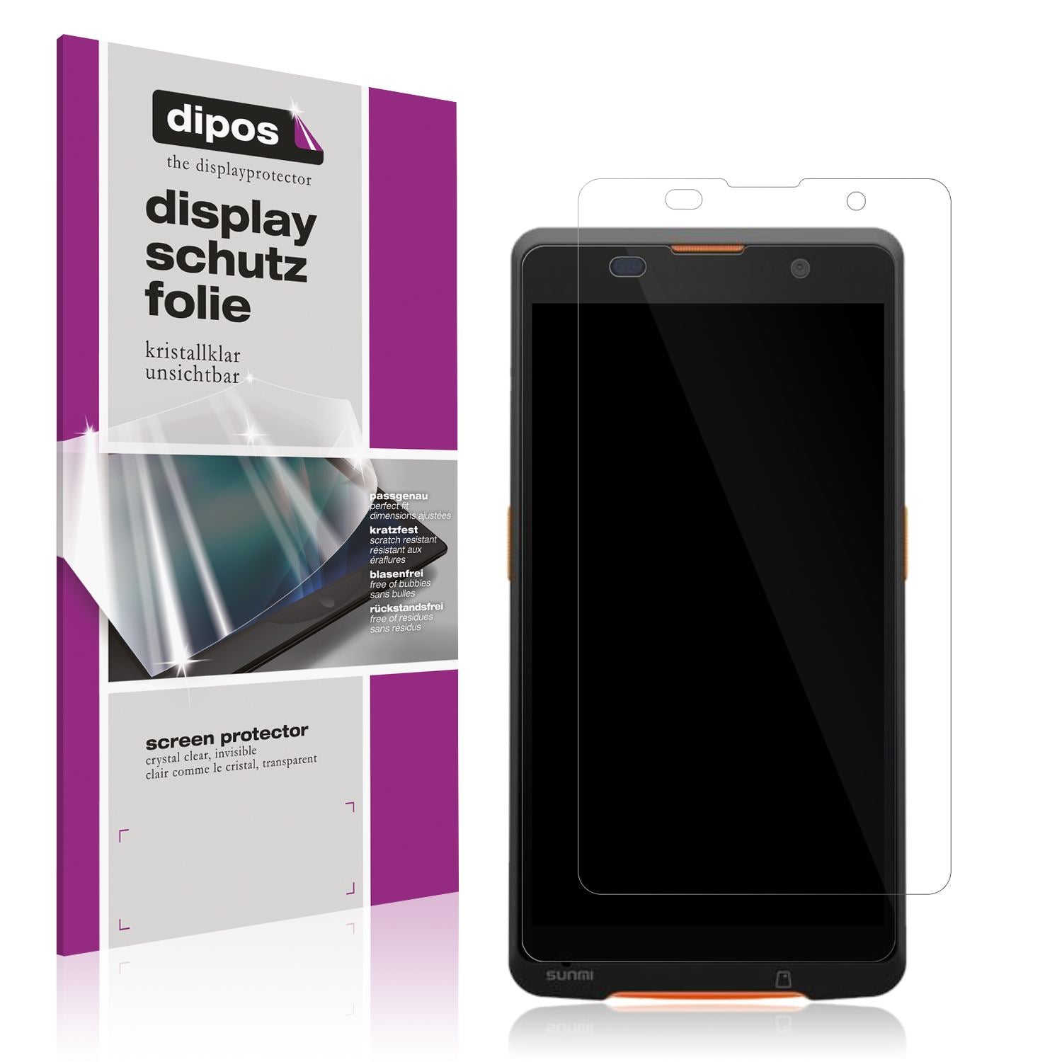 4x Schutzfolie klar für sunmi P2 Lite SE Display-S (1)