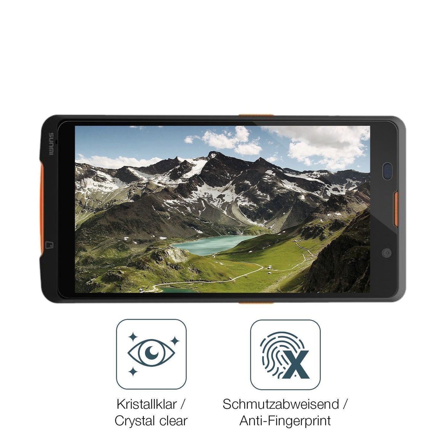 4x Schutzfolie klar für sunmi P2 Lite SE Display-S (4)