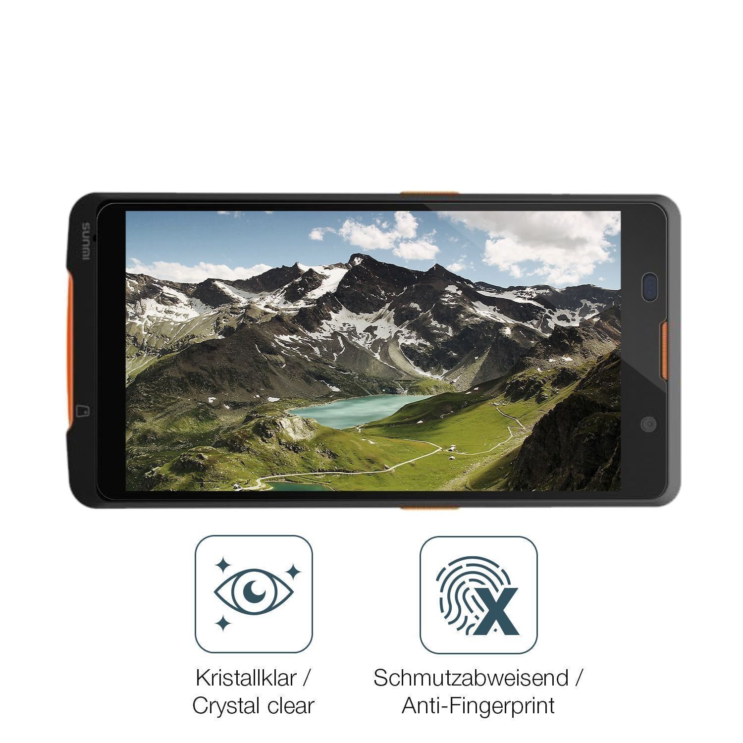 4x Schutzfolie klar für sunmi P2 Lite SE Display-S (4)