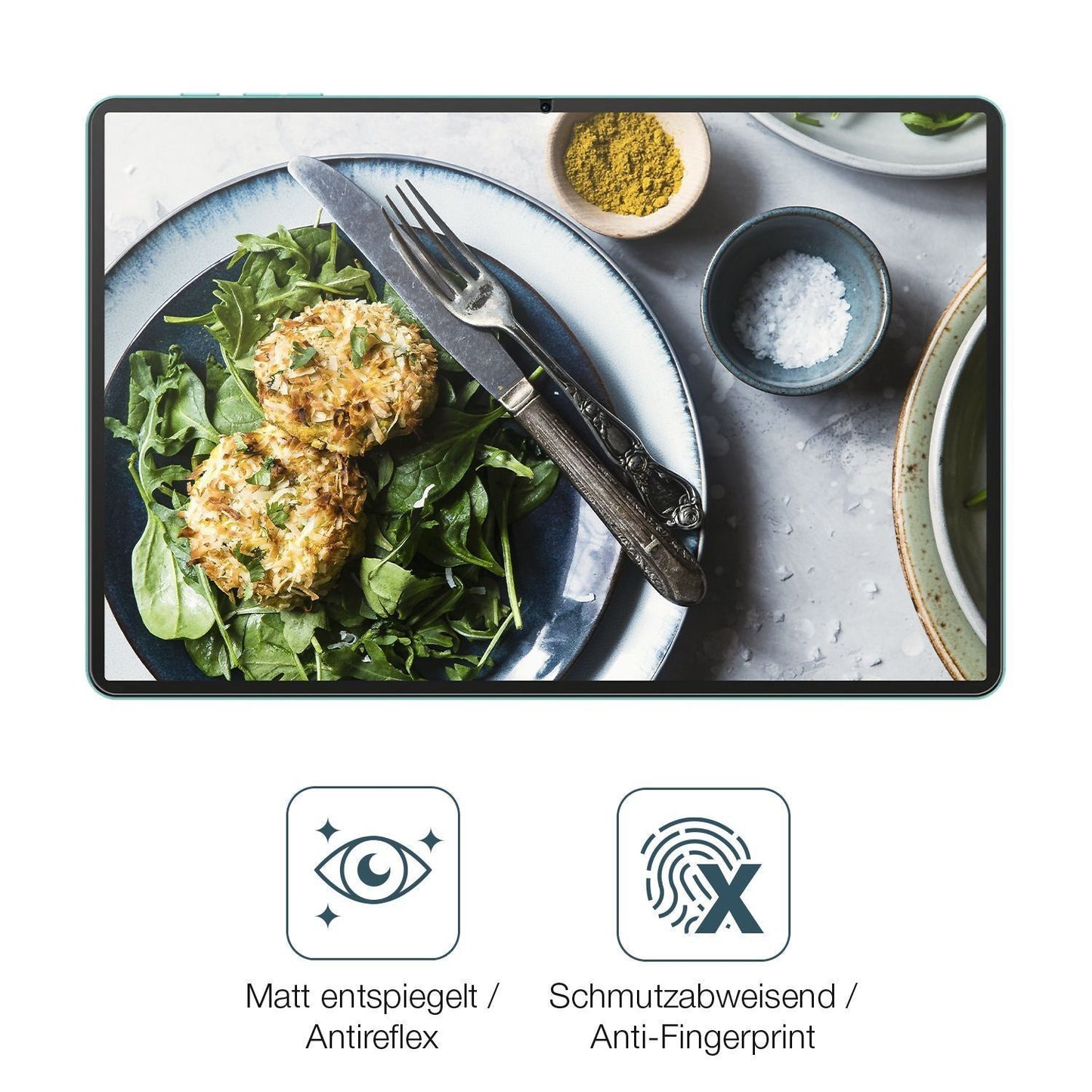 2x Schutzfolie matt für Teclast P50AI Display-Schu (4)