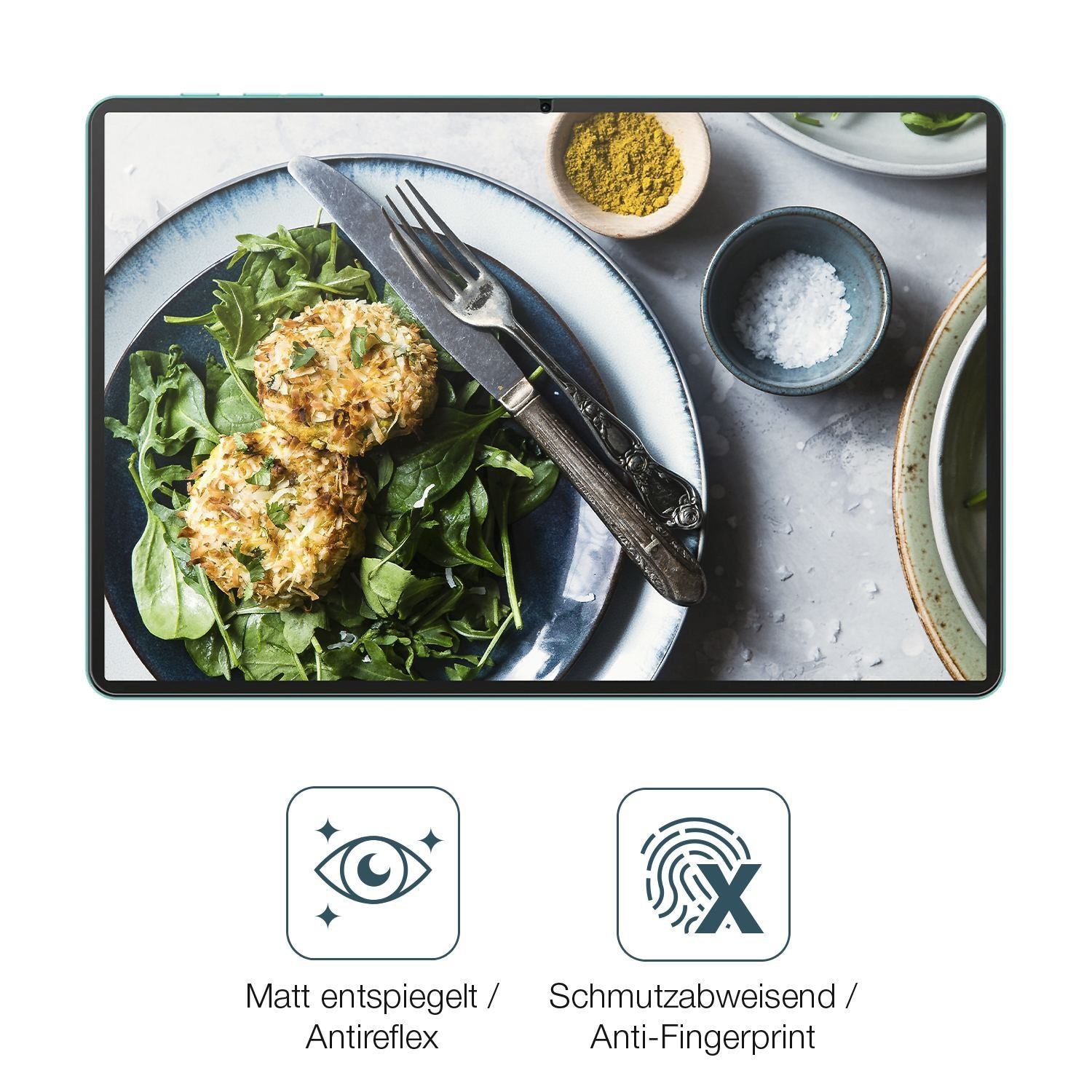2x Schutzfolie matt für Teclast P50AI Display-Schu (4)