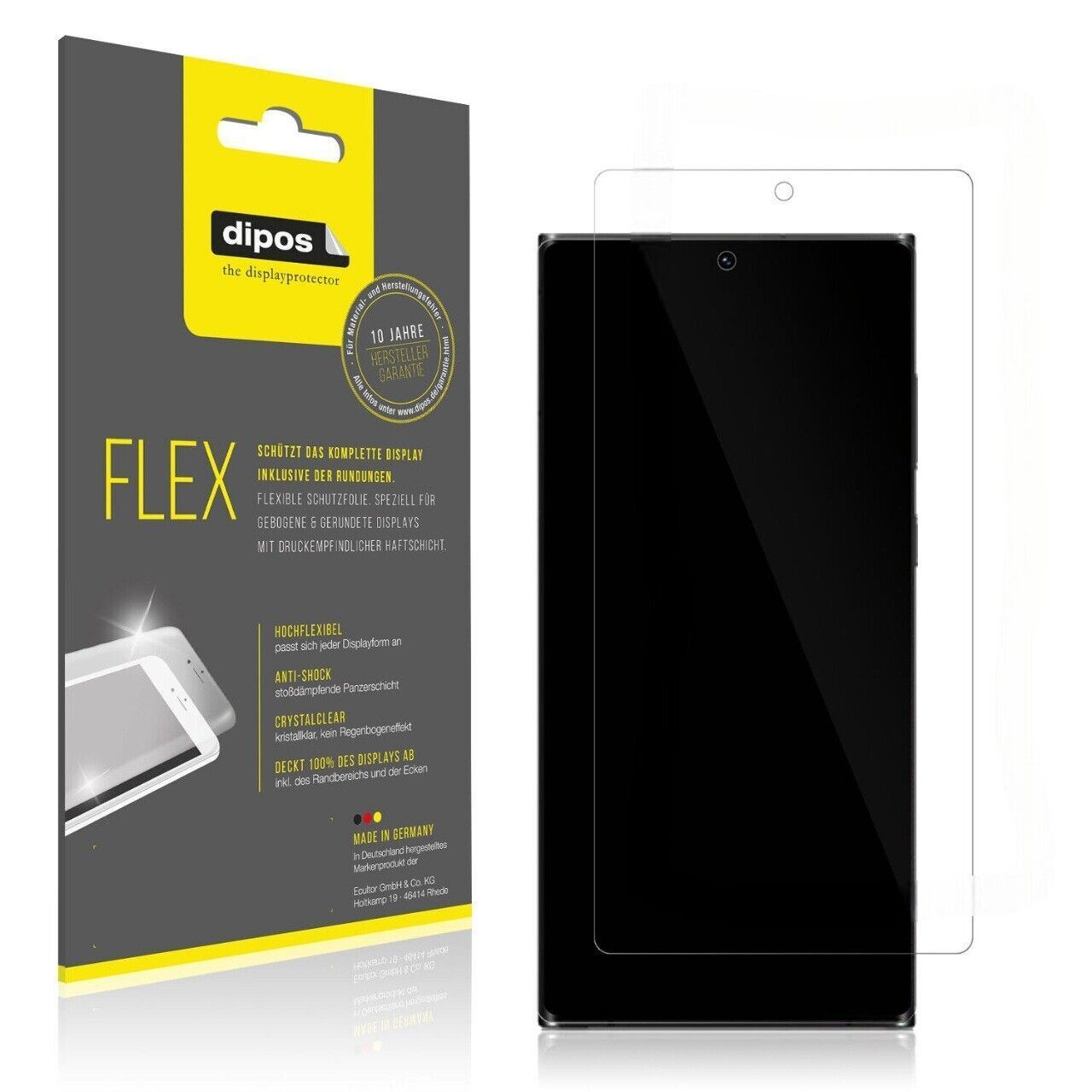 1x 3D Full Cover Schutzfolie für Samsung Galaxy S2 (1)