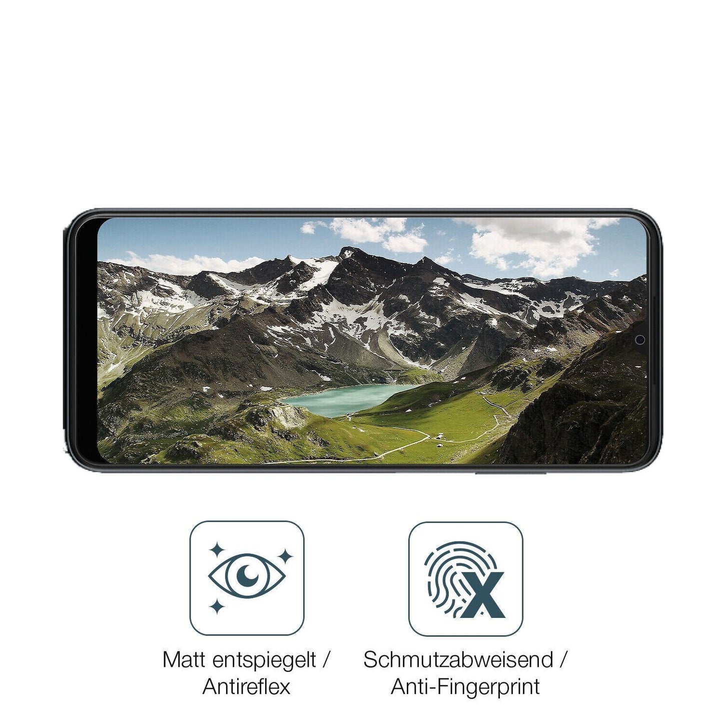 1x 9H Schutzfolie matt für Telekom T Phone Pro Pan (5)