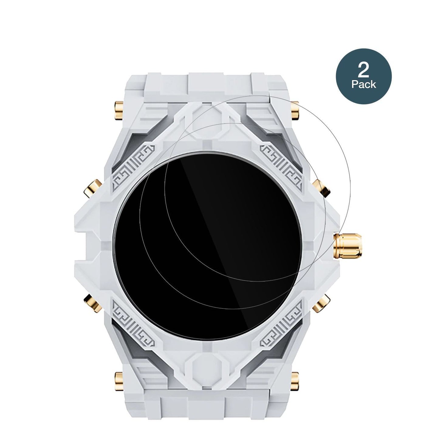 2x 9H Schutzfolie für Rogbid T.rex Smartwatch Panz (2)