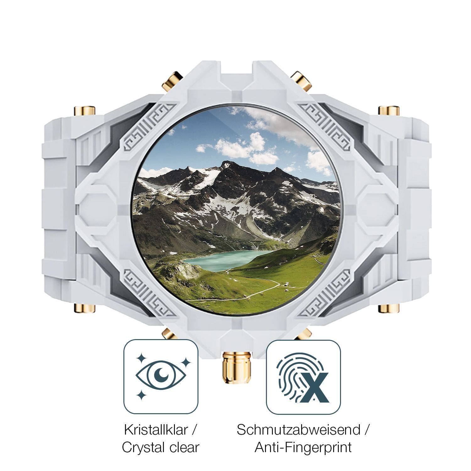 2x 9H Schutzfolie für Rogbid T.rex Smartwatch Panz (5)