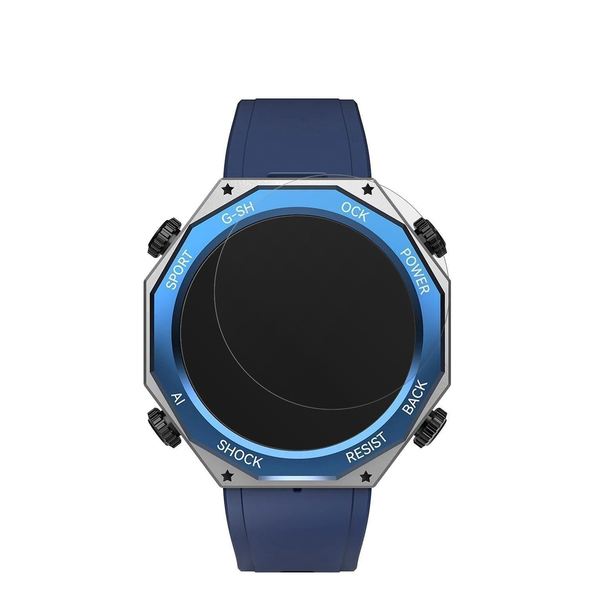 6x Schutzfolie matt für Rogbid Tank M1 Smartwatch  (2)