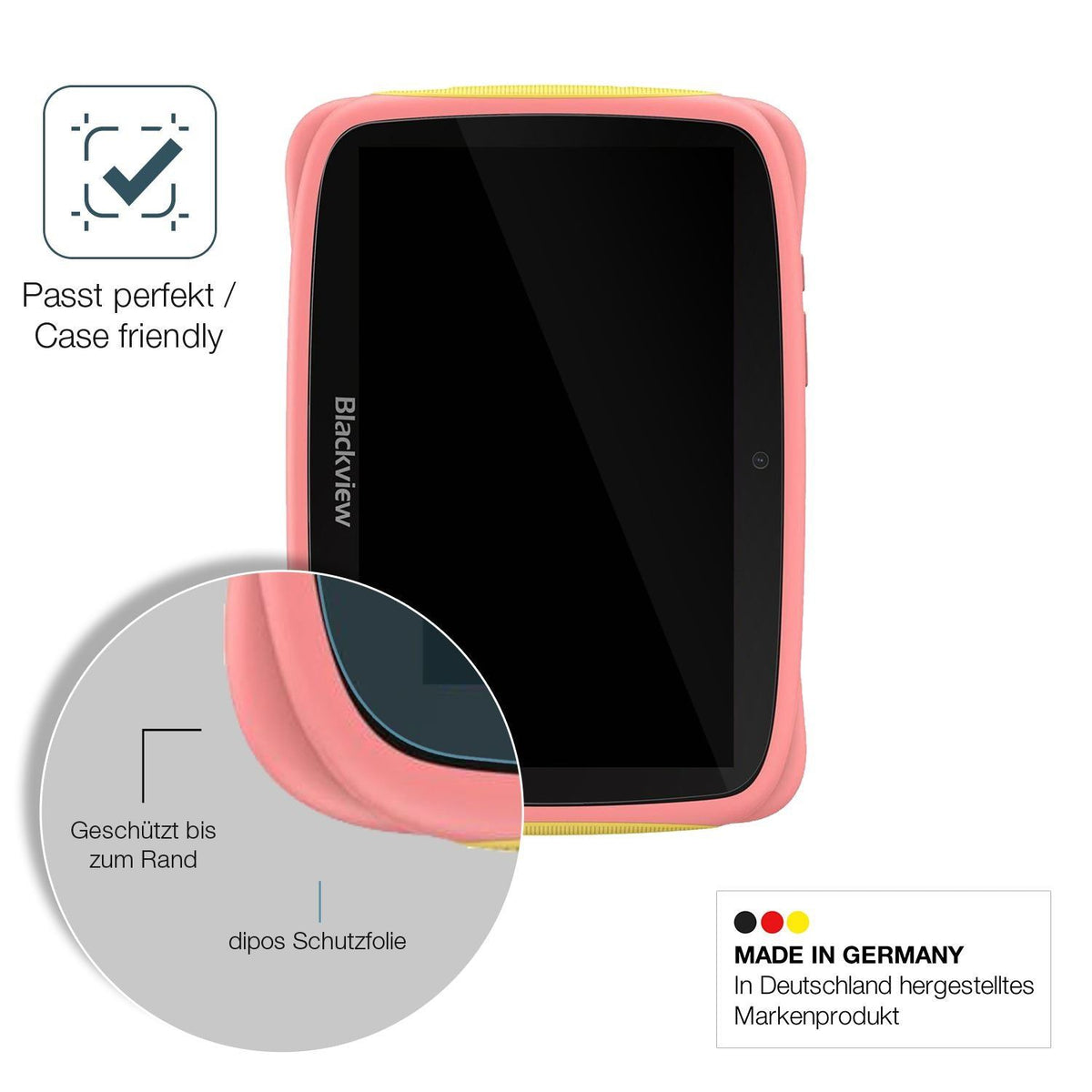 2x 9H Schutzfolie für Blackview Tab 3 Kids 7 Zoll  (6)