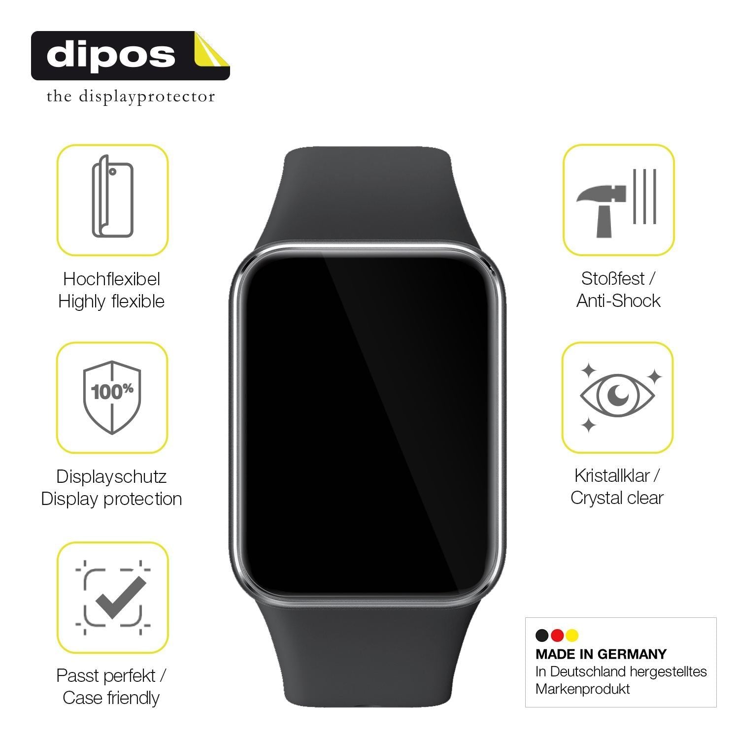 2x 3D Full Cover Schutzfolie für Xiaomi Smart Band (7)