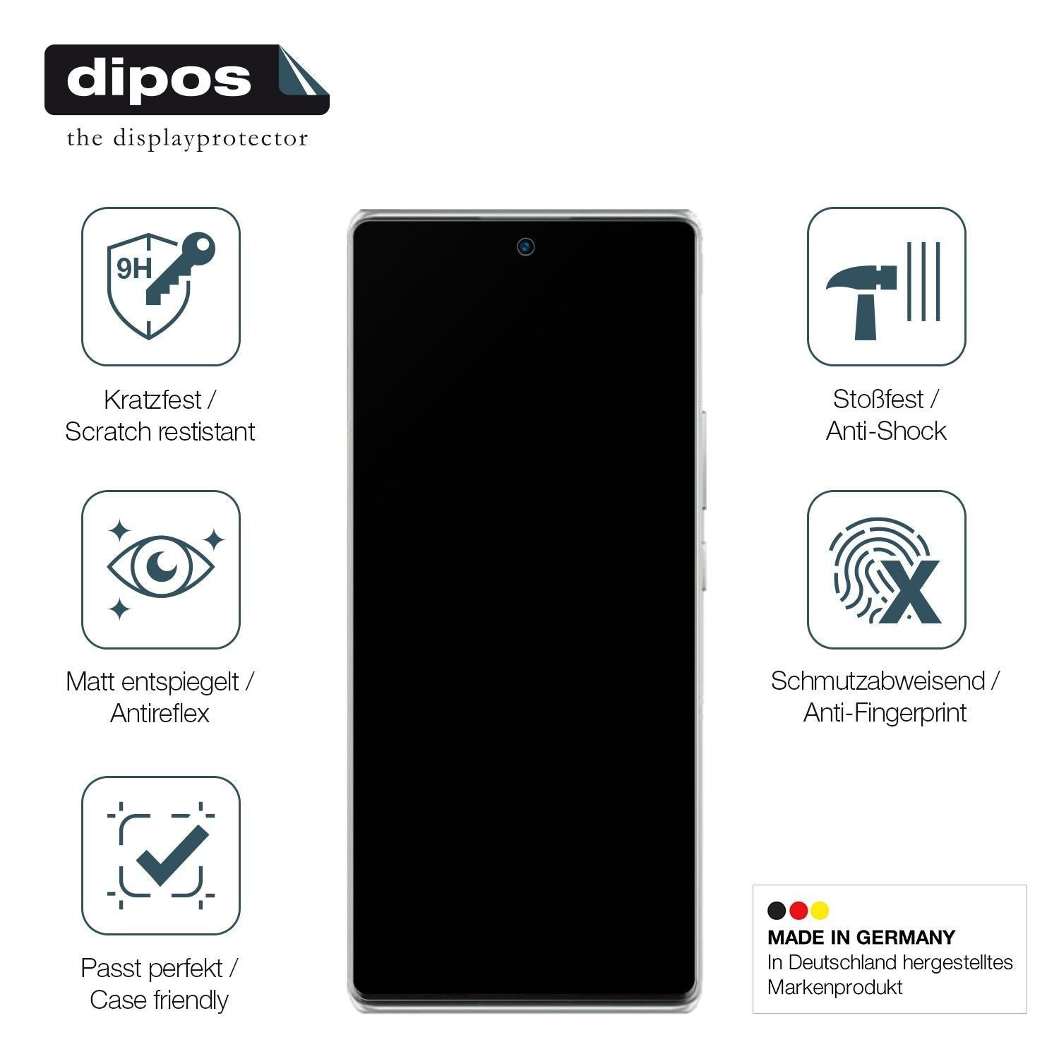 2x 9H Schutzfolie matt für NUBIA Z50 Panzerfolie (7)