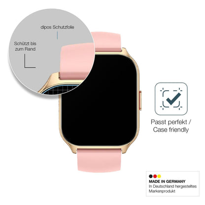 2x 9H Schutzfolie matt für ZOSKVEE P95 Smartwatch  (6)