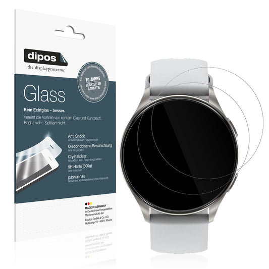 2x 9H Schutzfolie für Baolubao W60 Smartwatch Panz (1)
