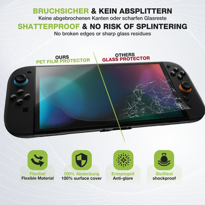 2x Schutzfolie matt für Nintendo Switch 2 2025 Dis (2)