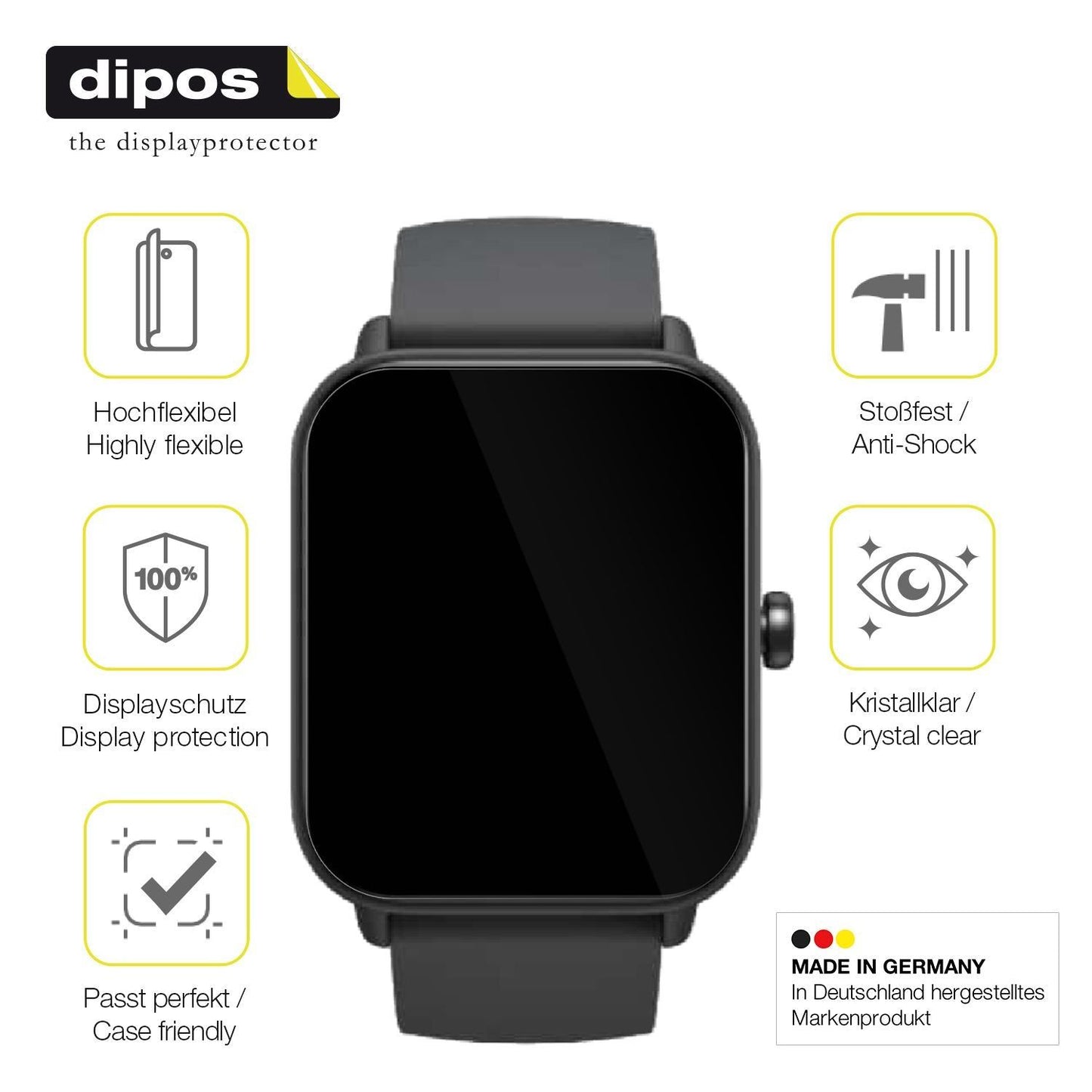 2x 3D Full Cover Schutzfolie für UHOOFIT G35 Smart (7)