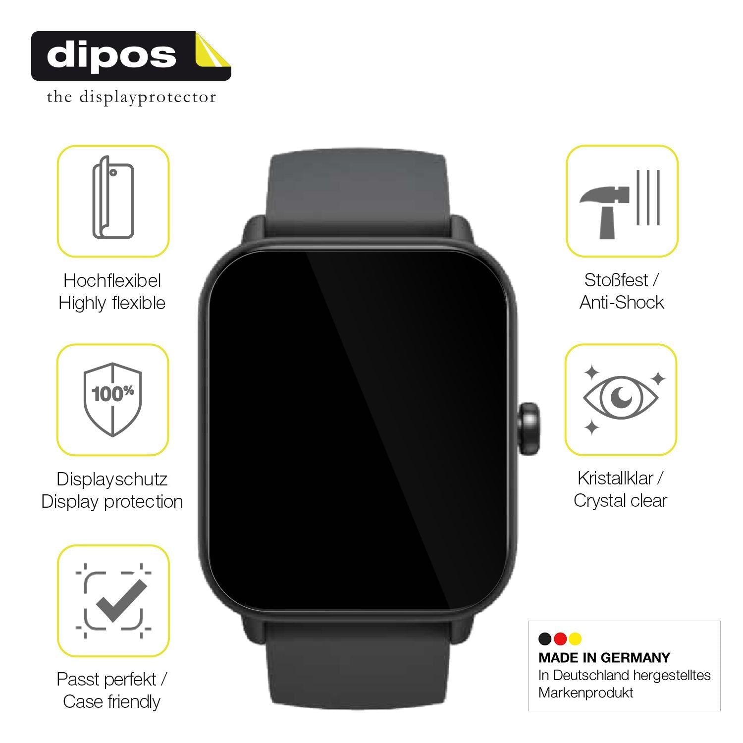 2x 3D Full Cover Schutzfolie für UHOOFIT G35 Smart (7)