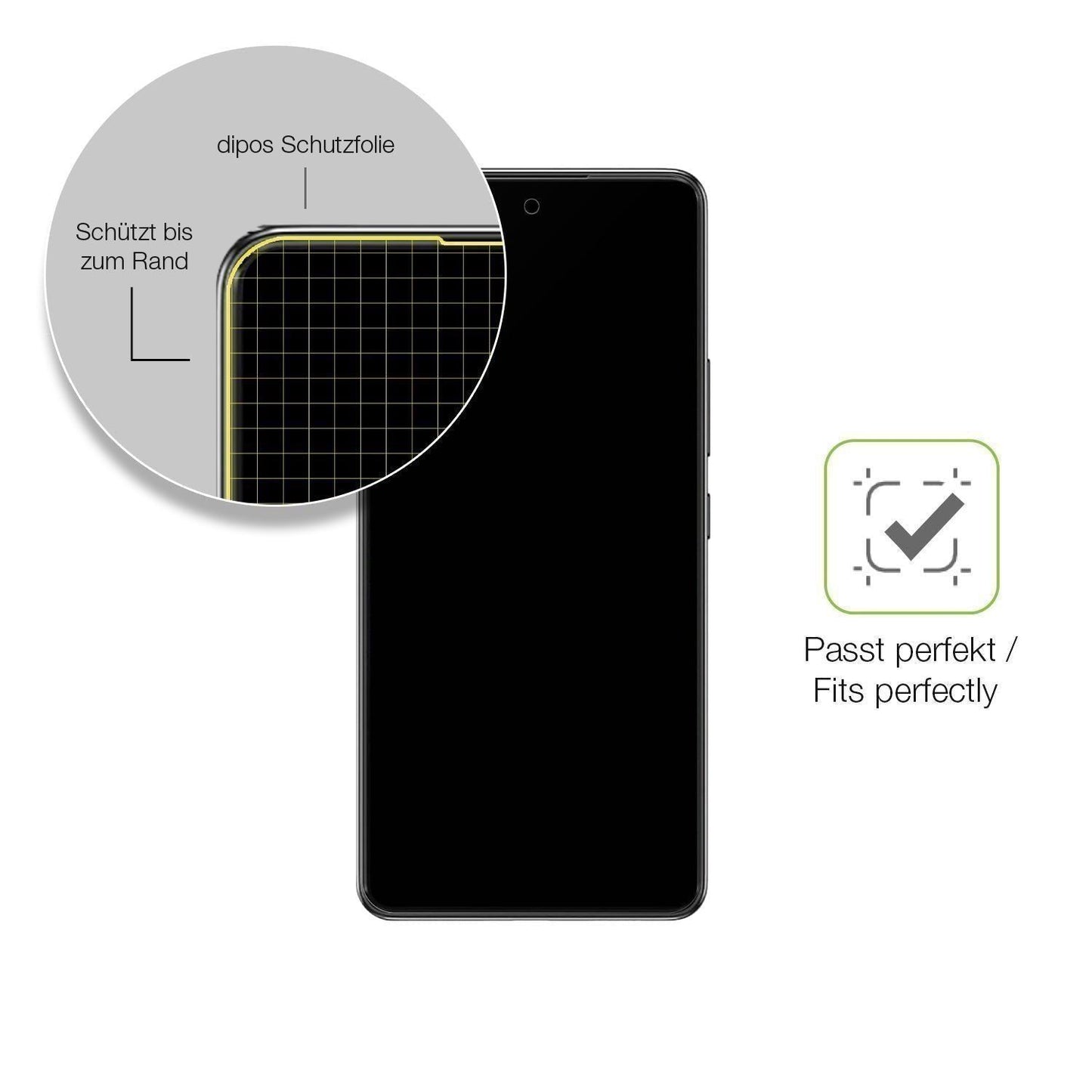 2x Full Cover Schutzfolie matt für Samsung Galaxy  (6)