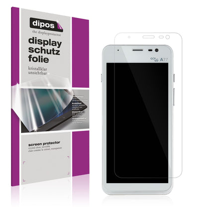 4x Schutzfolie klar für CCV compact A77 Display-Sc (1)