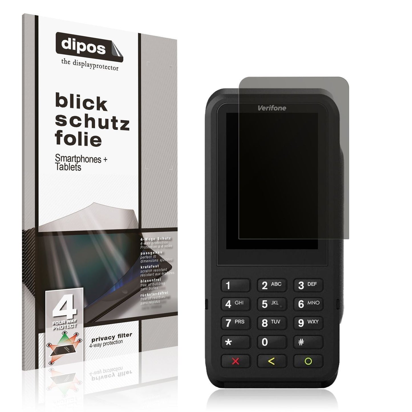 Blickschutzfolie für Verifone P630 matt Schutzfoli (1)