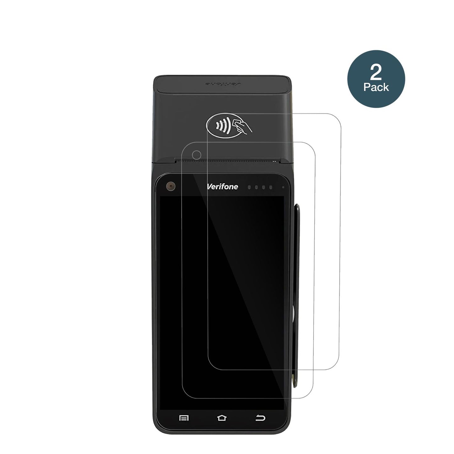 2x 9H Schutzfolie für Verifone T650p Panzerfolie (2)