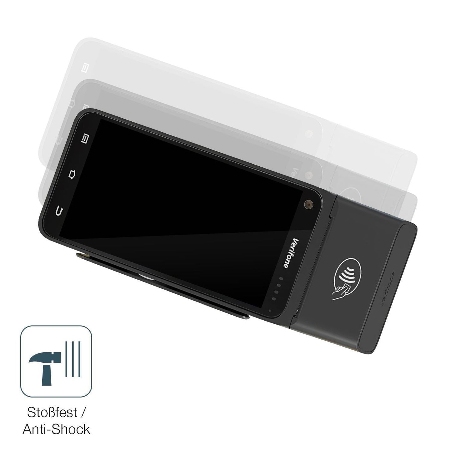 2x 9H Schutzfolie für Verifone T650p Panzerfolie (4)