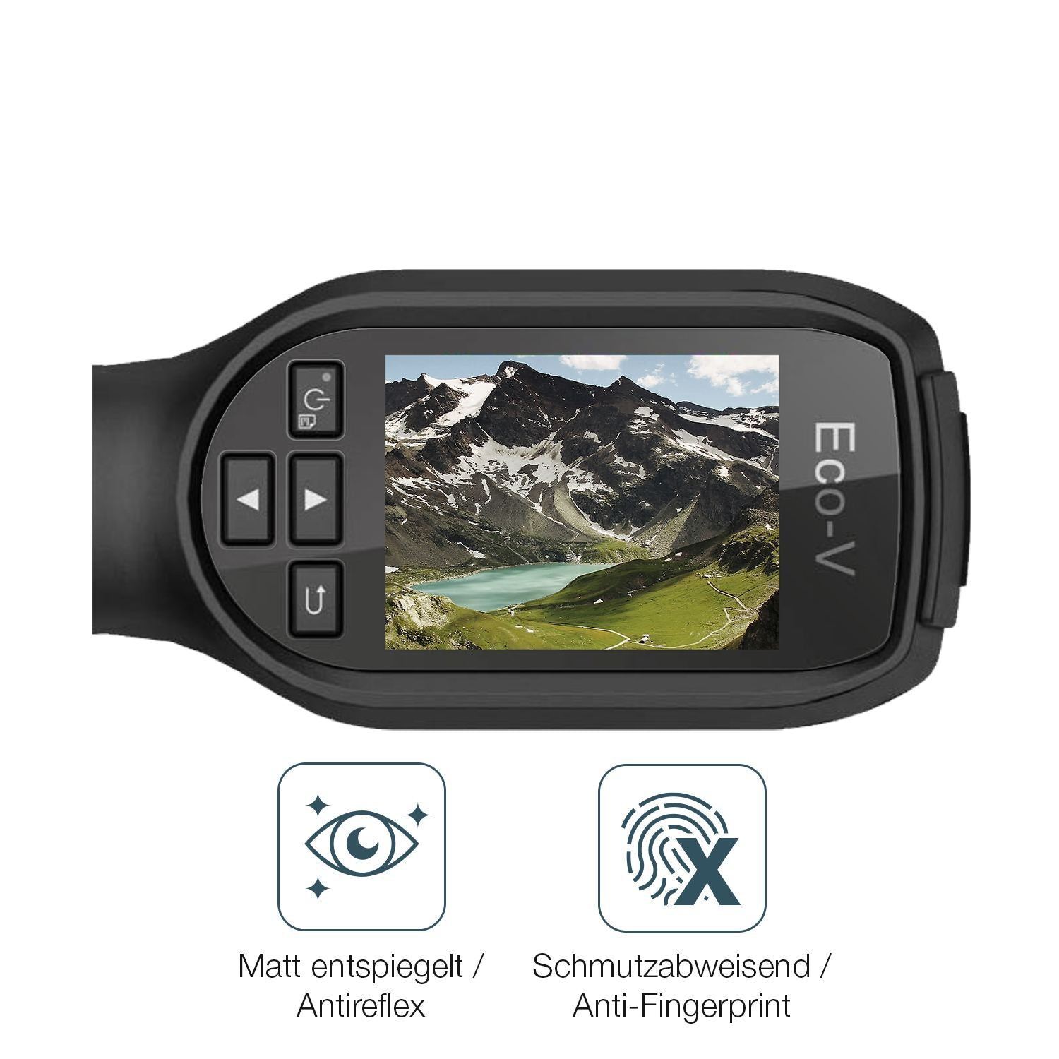 4x Schutzfolie matt für Hikimicro Eco-V Display-Sc (4)