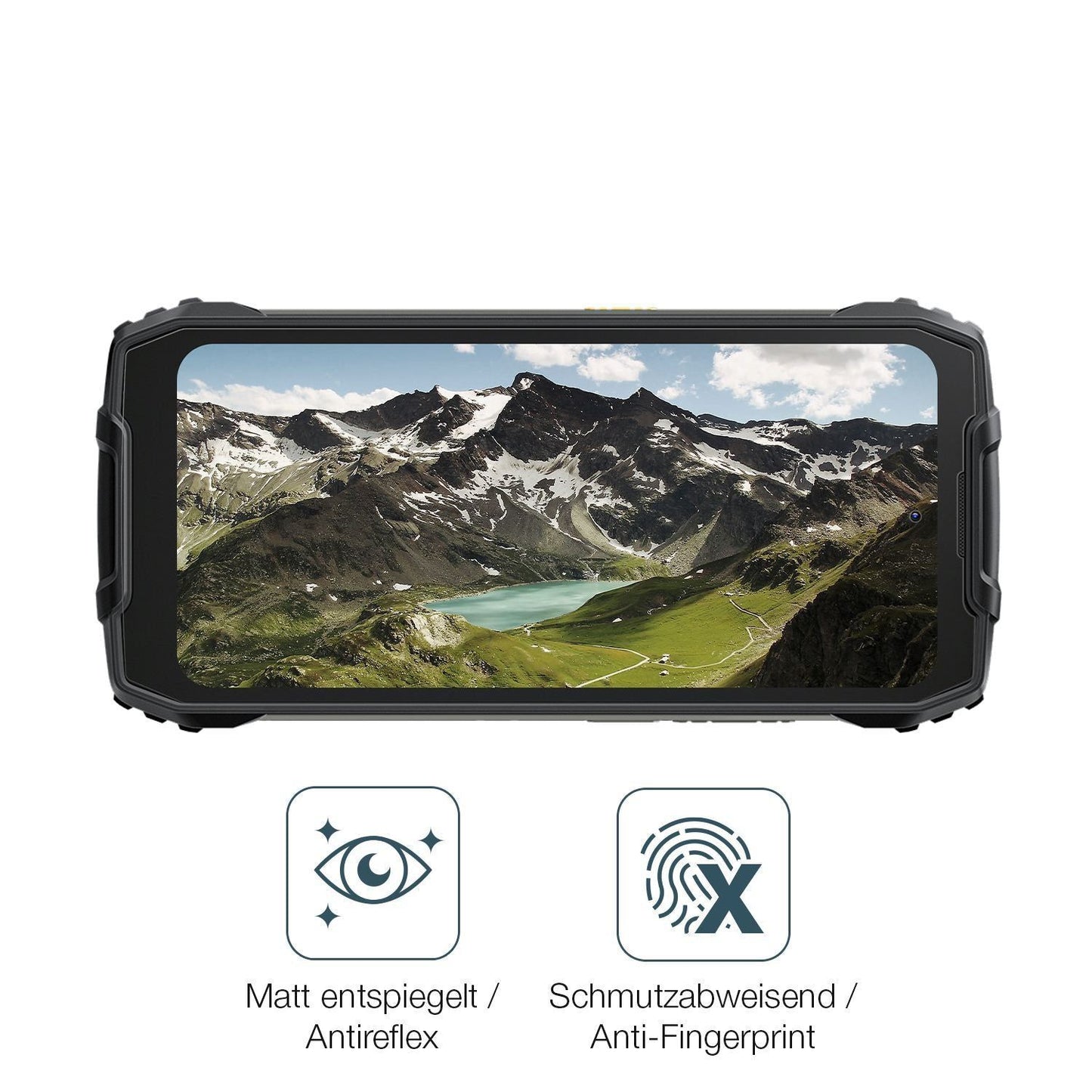 2x 9H Schutzfolie matt für Blackview BV7300 Panzer (5)