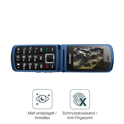 2x 9H Schutzfolie matt für uleway G380 Seniorenhan (5)
