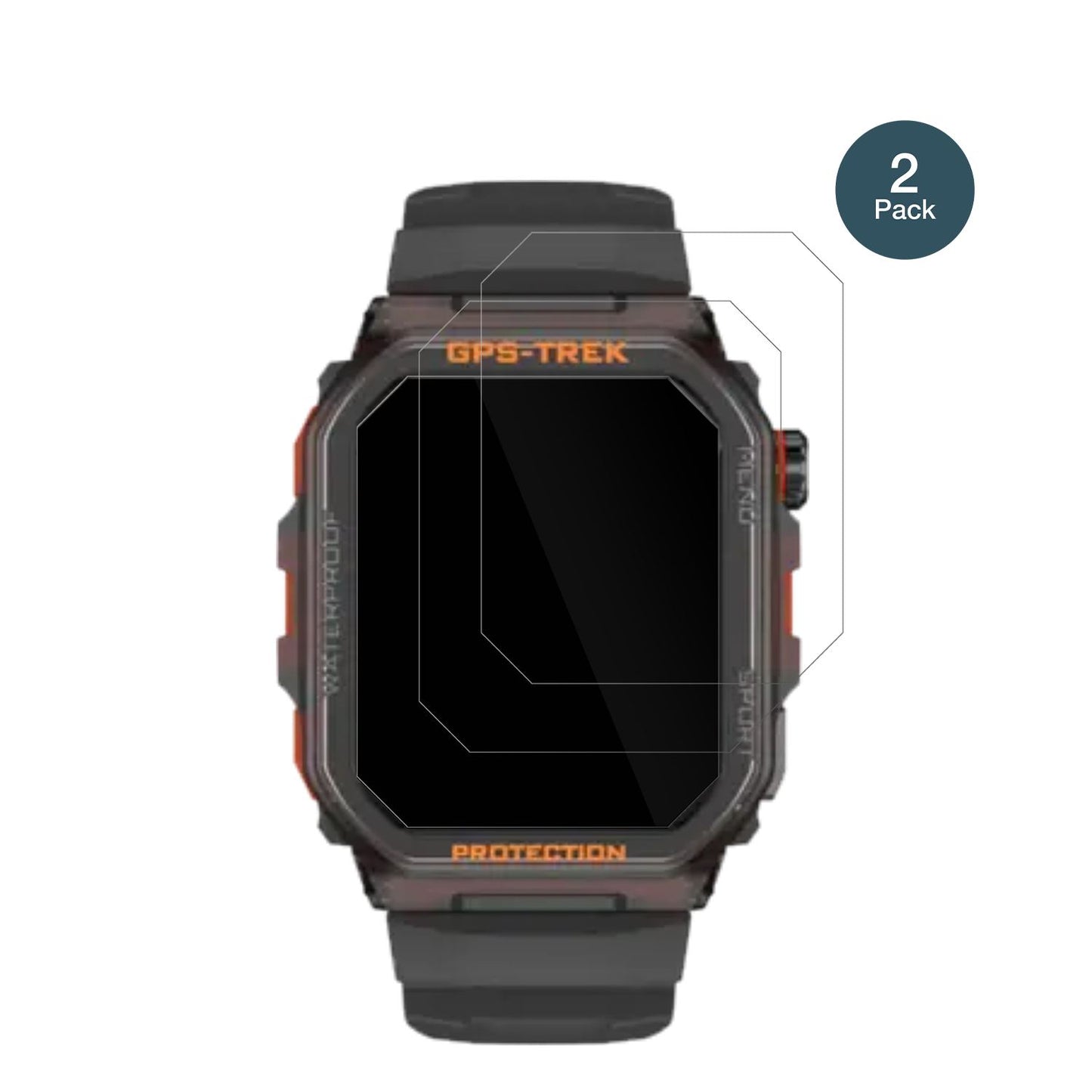 2x 9H Schutzfolie für Rogbid Tank G2 Smartwatch Pa (2)