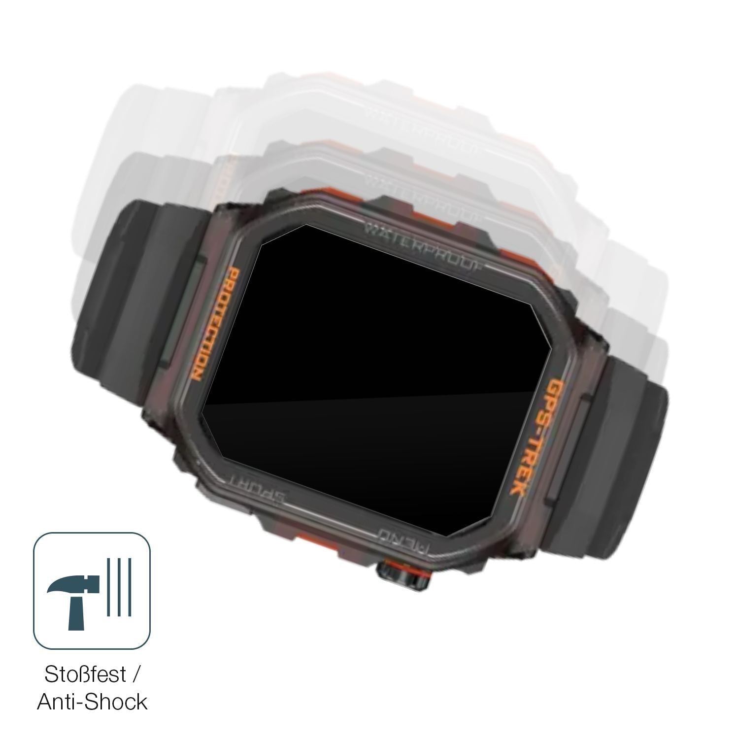 2x 9H Schutzfolie für Rogbid Tank G2 Smartwatch Pa (4)