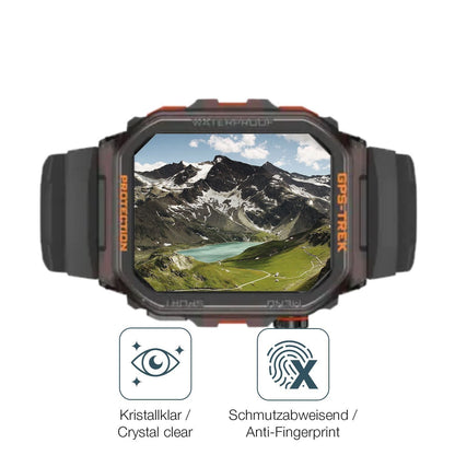 2x 9H Schutzfolie für Rogbid Tank G2 Smartwatch Pa (5)