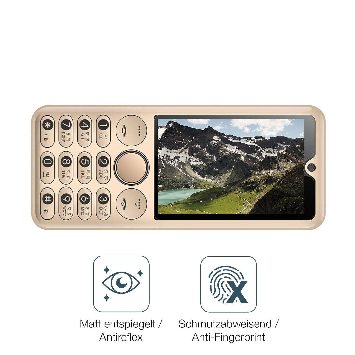 2x 9H Schutzfolie matt für Ziox Z520 Panzerfolie (5)